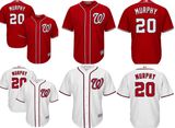 Washington Nationals Daniel Murphy Official Cool Base Baseball Jerseys