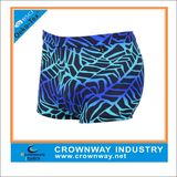 Nylon/Spandex Men Swimming Shorts Trunk with Digital Printing