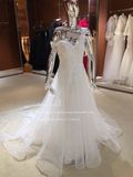 Aolanes Destination Wedding Dress with Straps