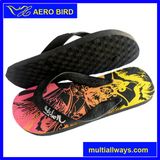 Wholesale Colorful Hot Print PE Male Footwear (14A197)