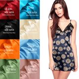 Shinny Fashion Design Printed Nature Silk Charmuse Fabric for Sleepewear