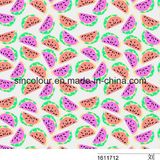 Watermelon Knitted Fabric Printing 80%Nylon 20%Elastane Fabric for Swimwear