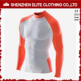 Orange White Fashion Long Sleeves Rash Guards (ELTRGI-9)