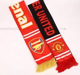 OEM New Product Acrylic Knitted Jacquard Soccer Football Scarf