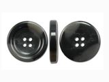 Classic Black 4 Holes Garment Clothing Resin Button