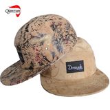 5 Panel Camel Cap with Flat Brim