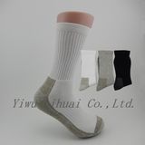 Men's Function Football Crew Half Terry Socks with Copper Fiber