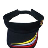 3D Embroidery Black Sun Sprot Visor Cap (JRV073)