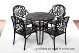 Leisurely Garden 5 Piece Dining Aluminum Furniture W/O Cushion