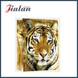 Glossy Laminated Coated Paper Shopping Gift Bag with Tiger Printed