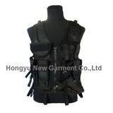 Black Military/Police Equipment Airsoft Tactical Vest (HY-V038)