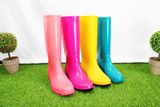 Woman PVC Rain Boots, PVC Rain Shoes, Solid Color Shoe, Work Shoes