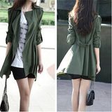 OEM Service Long Military Style Fancy Women Jacket (50218)