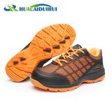 Orange Summer Anti Smash Workman Safety Shoes