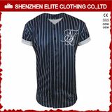 OEM Striped Youth Baseball Jerseys Navy
