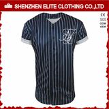 OEM Striped Youth Baseball Jerseys Navy