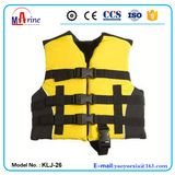 Best Sale Yellow Color Youth Nylon Life Jacket Vest Pfd