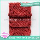 Wholesale Keep Warm Cotton Square Feather Knitted Scarf