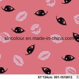 Lip Print 80%Nylon 20%Spandex Swimwear Fabric for Swimwear