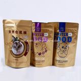 Plastic Pet Food Packaging Bag with Zipper