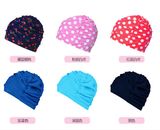 Fashion Design Nylon Swimming Caps Printed Logo