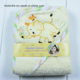 Animal Designs of Cotton Baby Hooded Bath Towel Poncho