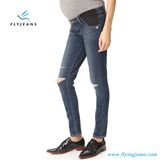 New Style Ladies Cotton Stretch Fashion Denim Maternity Jeans