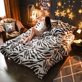 Princess Coral Fleece Flannel Micro Fleece Duvet Cover Sets Bedding