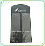 Hair Extensions Packaging Bag Dust Proof PVC Non Woven Bag