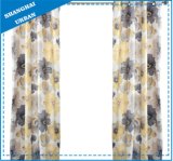 Home Decoration Floral Print Polyester Window Curtain