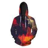 Top Grade Durable Custom Mens Zip up Printing Sublimation Hoodies