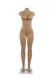 Cheap Price Dark Skin Color Female Mannequin (Big Chest, Iron Base)