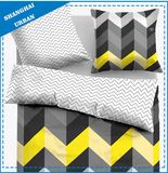Colorblock Design Printed Cotton Duvet Cover Set