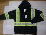 Reflective Safety Hoodie with Detachable Hood