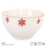 Stamp Ceramic Cheap Christmas Bowl