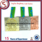 Newest Souvenir 3D Metals Medal with Customized Ribbon