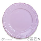 Elegant Dotted Antique Ceramic Dinner Plate