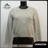 Women Grey Fashion Warm Chic Sweater