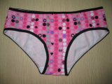 2015 BSCI Oeko-Tex Women's Underwear Panty 122510 with Print
