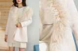 Ladies Fur Collar Winter Coat with Cotton Wool Surface Coat