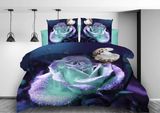 3D Printing 3 Piece Duvet Cover 4 PCS Bed Sheet Set