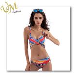 Custom Fashion Vintage Style Printing Women's Swimwear Suits Bikini