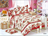 Poly-Cotton Queen Size High Quality Home Textile Bedding Set