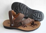Classic Style Genuine Leater of Men Beach Sandal (SNB-14-005)