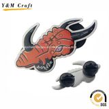 Stainless Steel Printing Animal Lapel Pins Ym1099