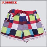 Plaid Beach Shorts for Women Wear