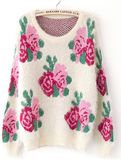 Knitted Sweater Jacquard Weave (BTX823)