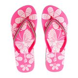 Fashion Girls Slipper Sandal with Flower Printing