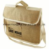 Promotional Custom Laminated Jute & Juco School Book Document Bags