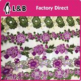 3D Flower Embroidery Textile Lace Trimming